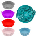 Kit 6 Formas Airfryer - Tamanhos Variados em Silicone Antiaderente