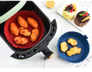 Kit 6 Formas Airfryer - Tamanhos Variados em Silicone Antiaderente