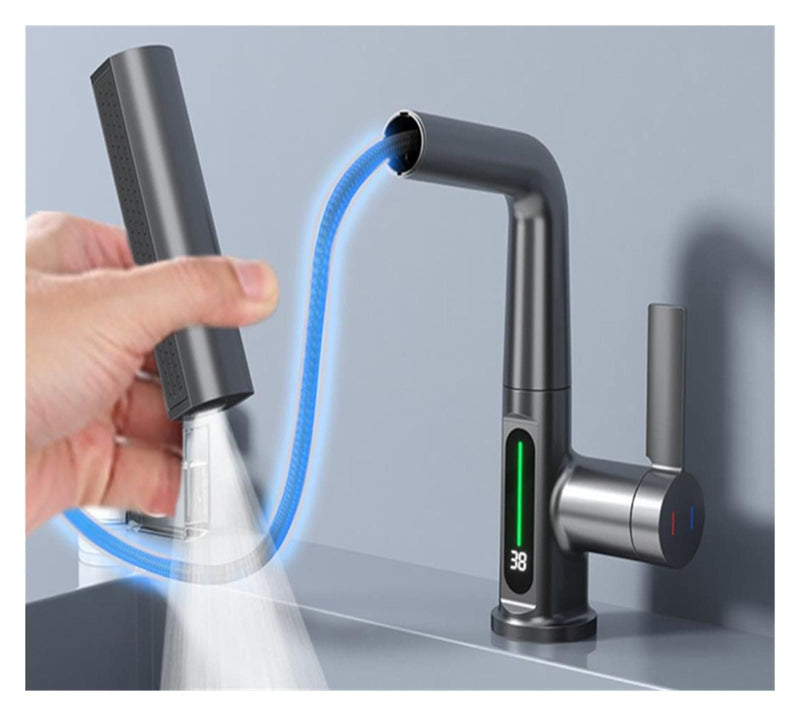 Torneira Inteligente com Display Digital Extensível